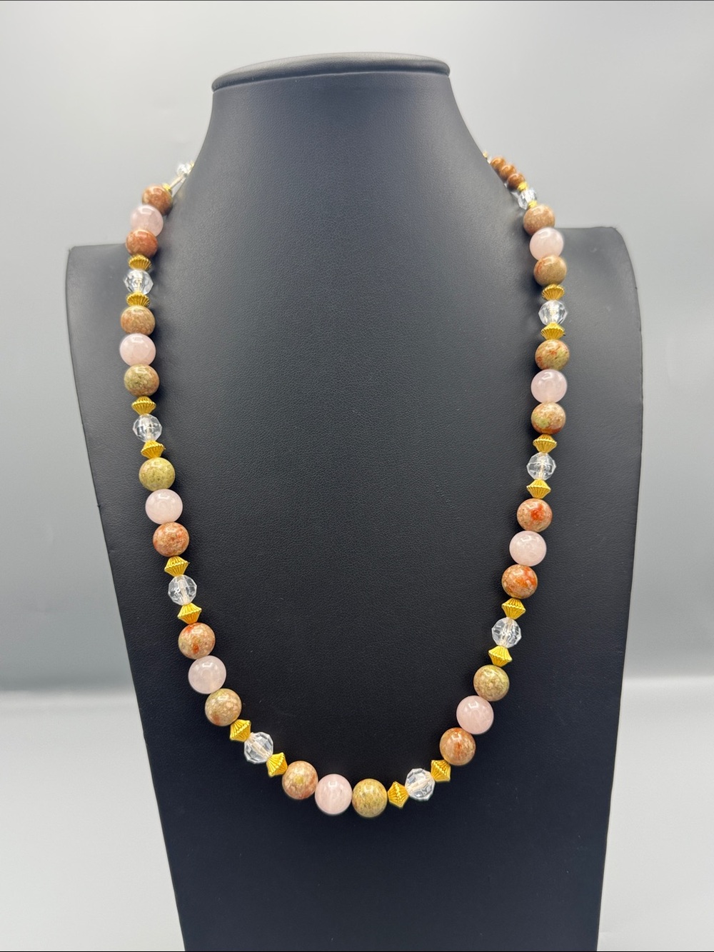 Stone beaded necklace